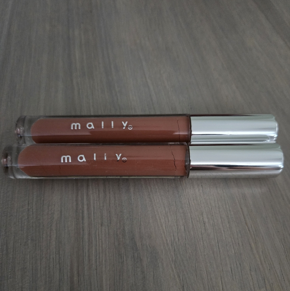 2 Pack Mally Ultimate Performance Perfect Nude Lip Gloss Lip Color 0.11 oz